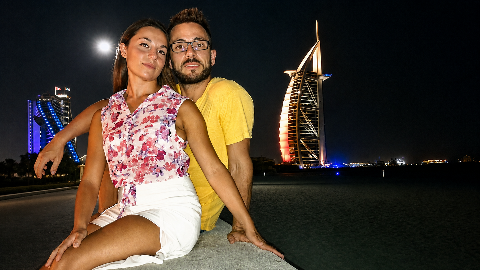 Alessio e Valeria durante uno dei loro viaggi
